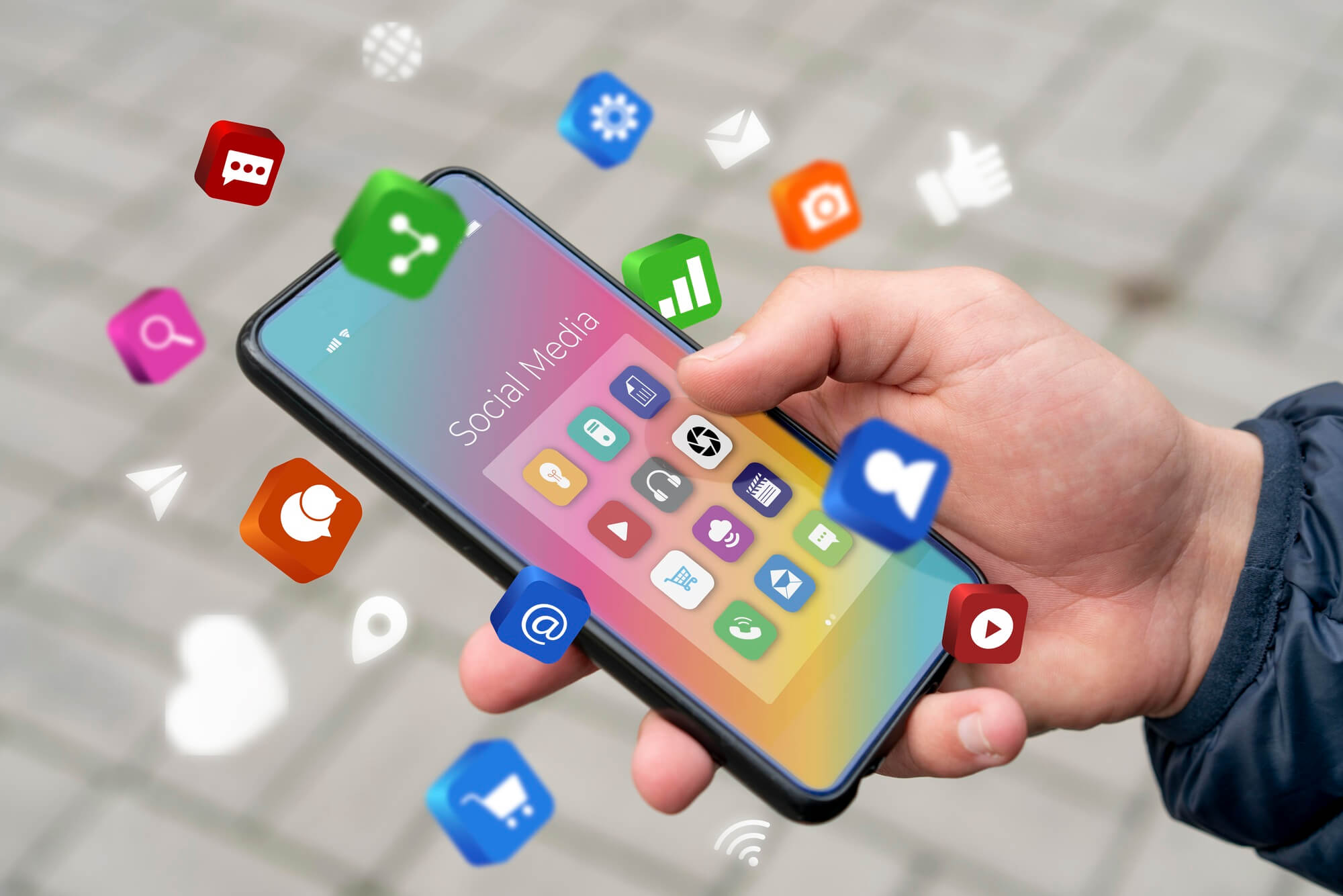 Youth mobile addiction-apps-delete
