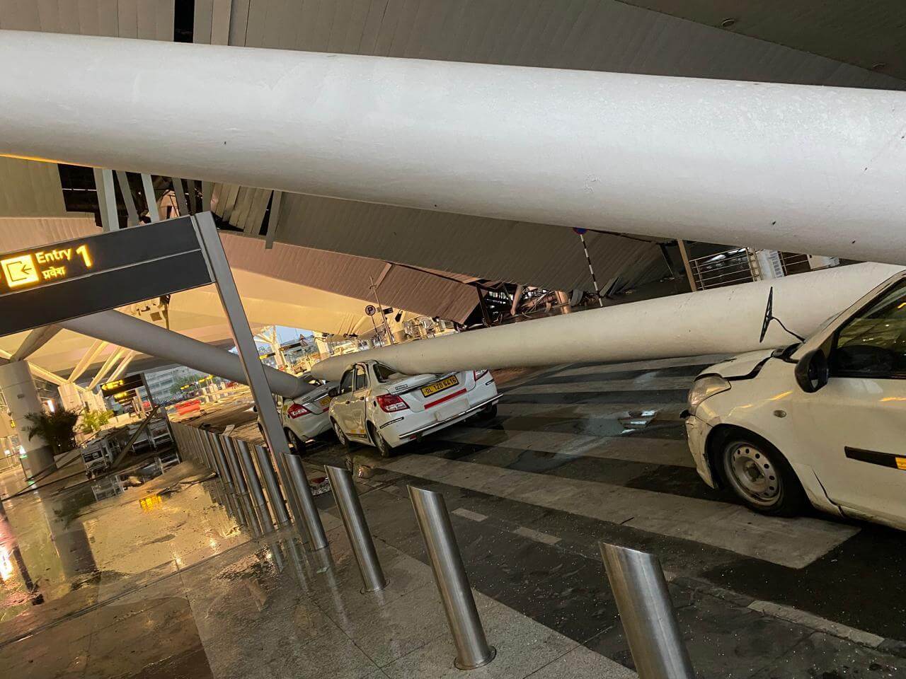 Delhi Airport Terminal Roof Collapse