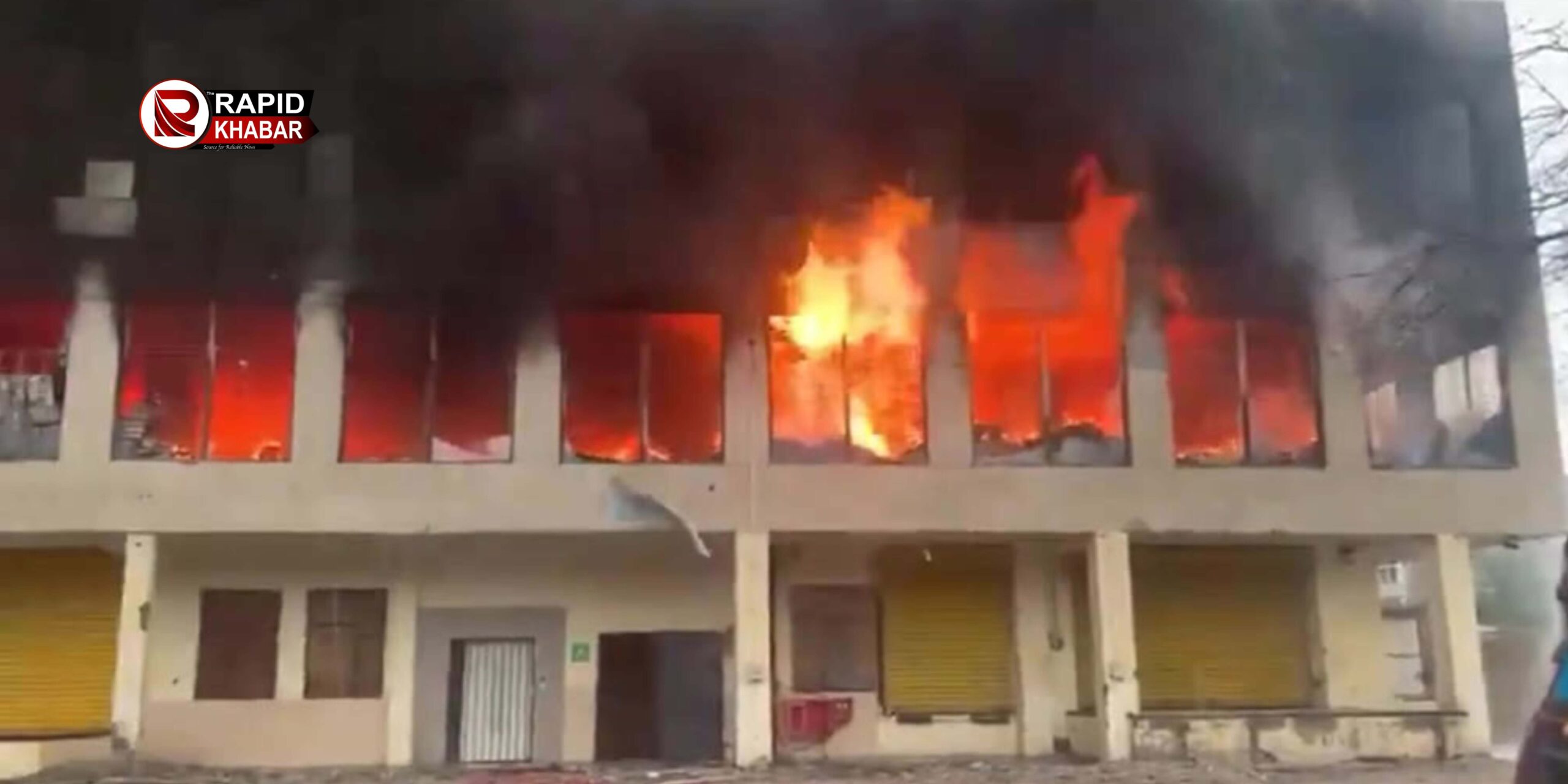 Massive Fire At Delhi Garment Factory