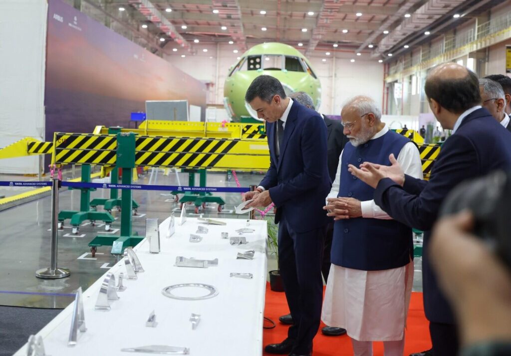 Pm modi launches c-295 aircraft facility in gujarat