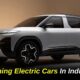 Upcoming Electric Cars in India 2025