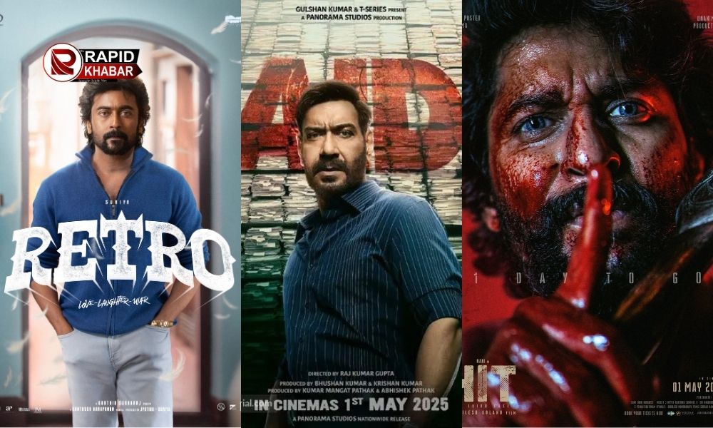 Top 5 Movies Releasing on 1st May 2025: 1 मई 2025 को आने वाली 5 जबरदस्त बड़ी फिल्में ।
