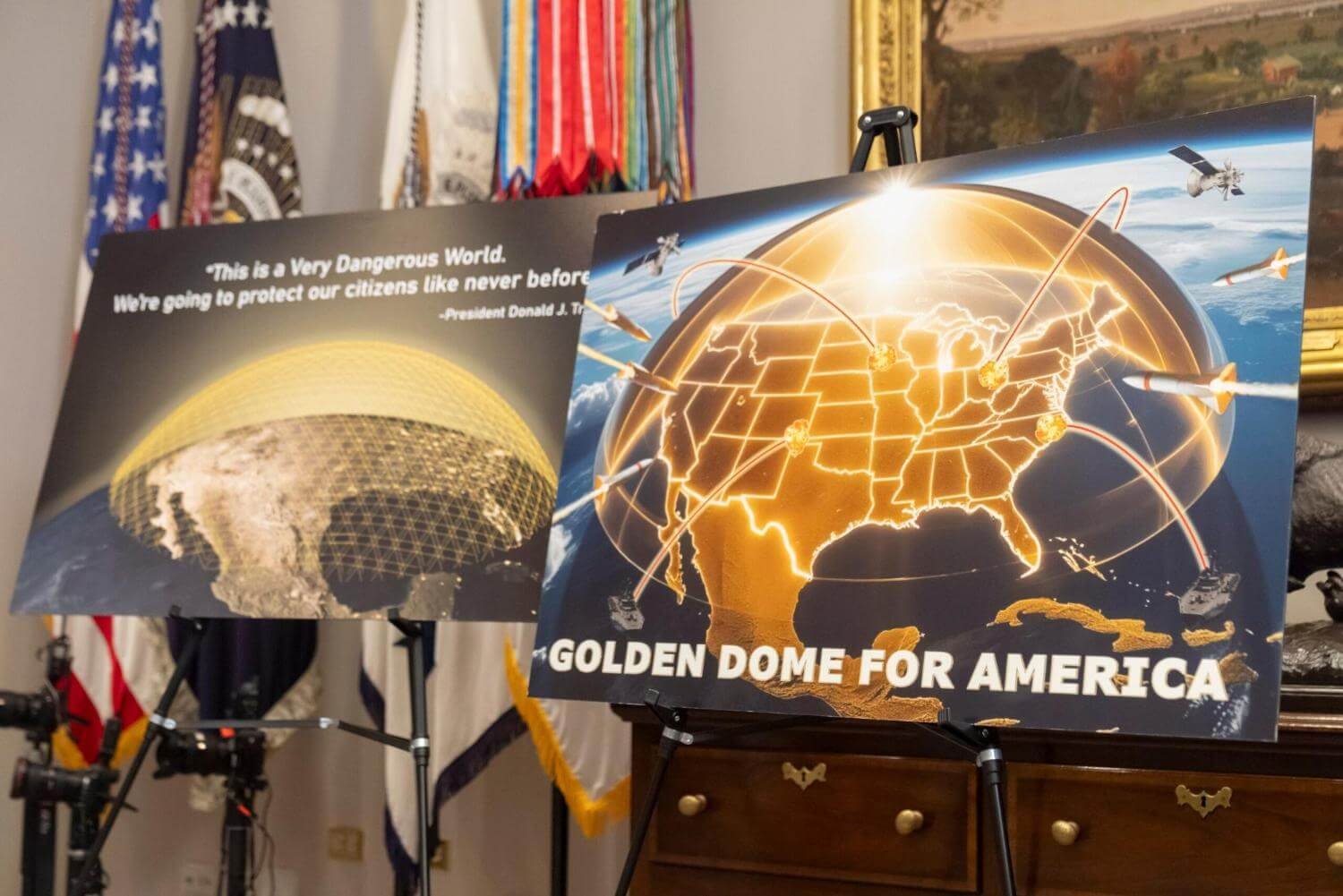 Golden dome missile defense system