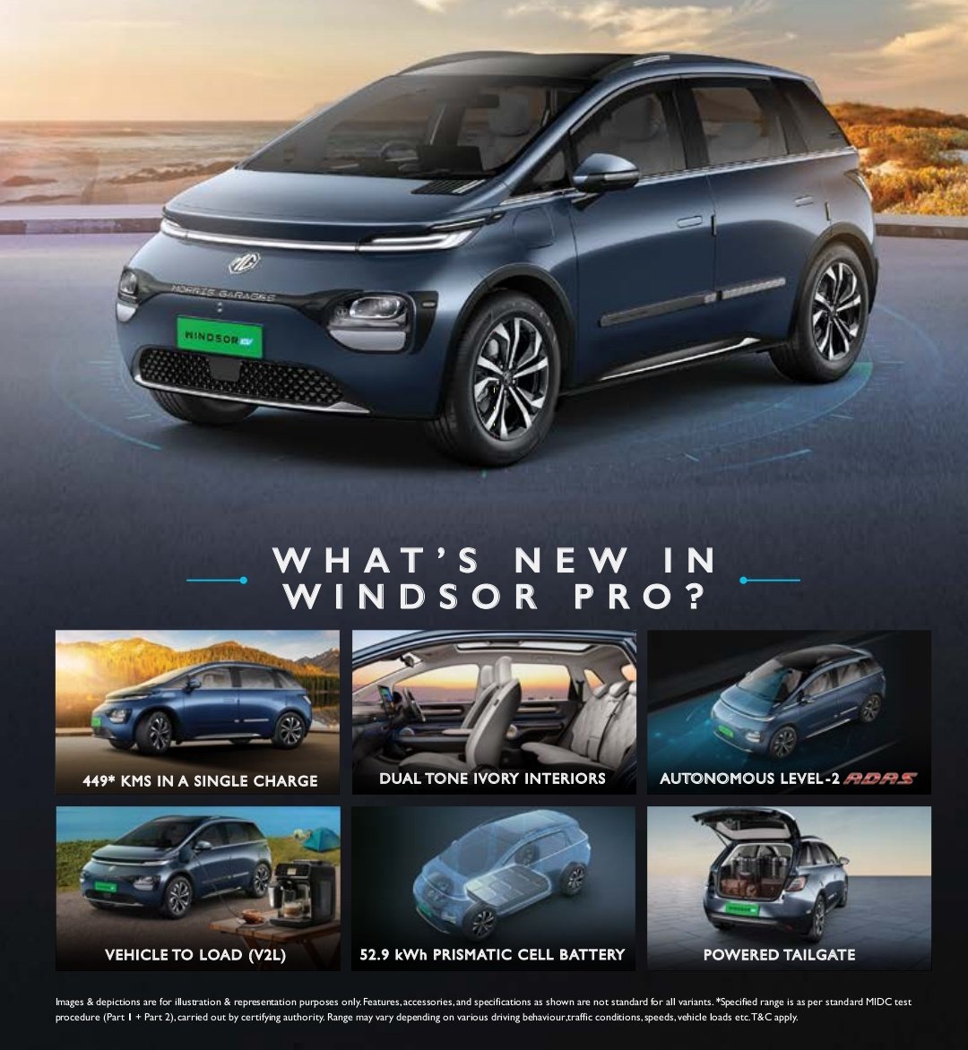 Mg windsor ev pro launched