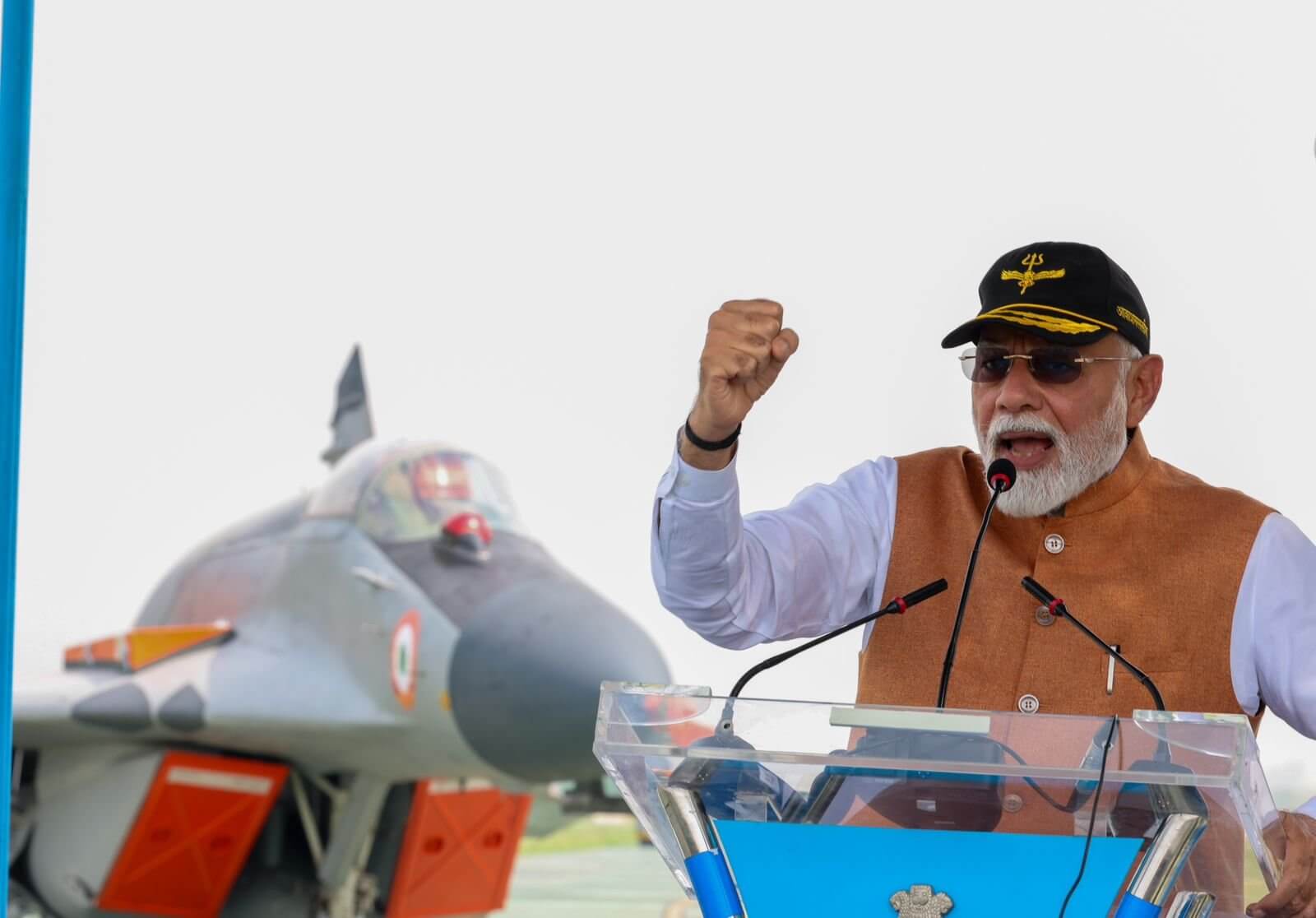 Pm modi adampur airbase visit
