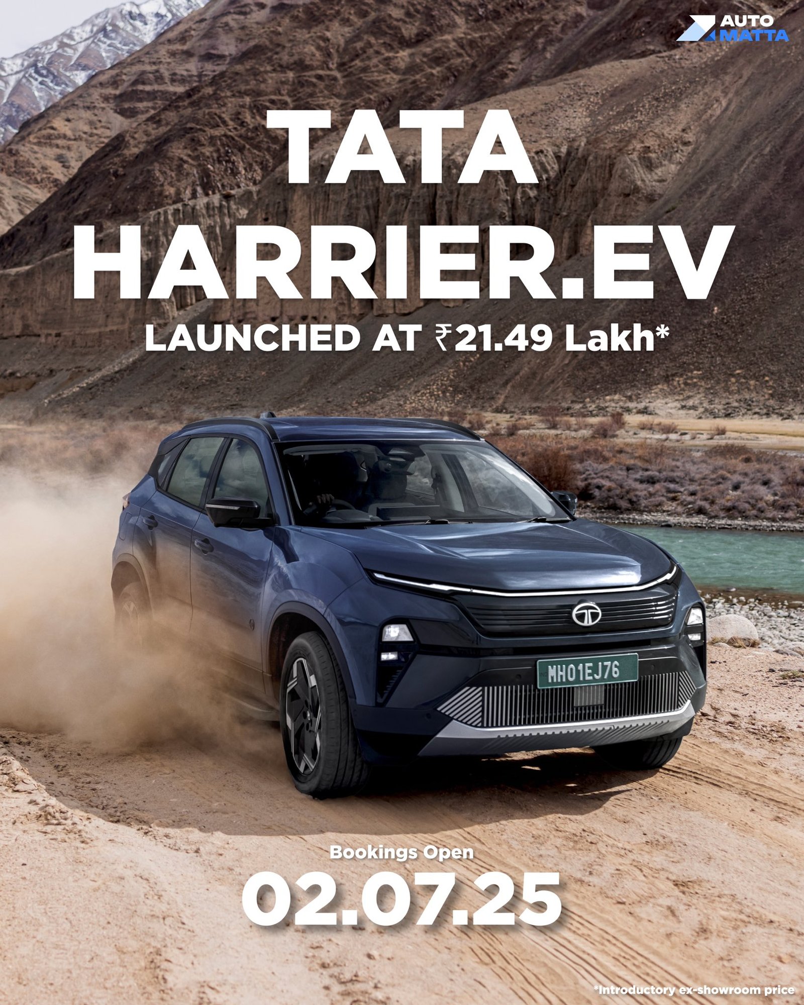 Tata harrier ev price