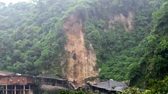 Landslide in vaishno devi route
