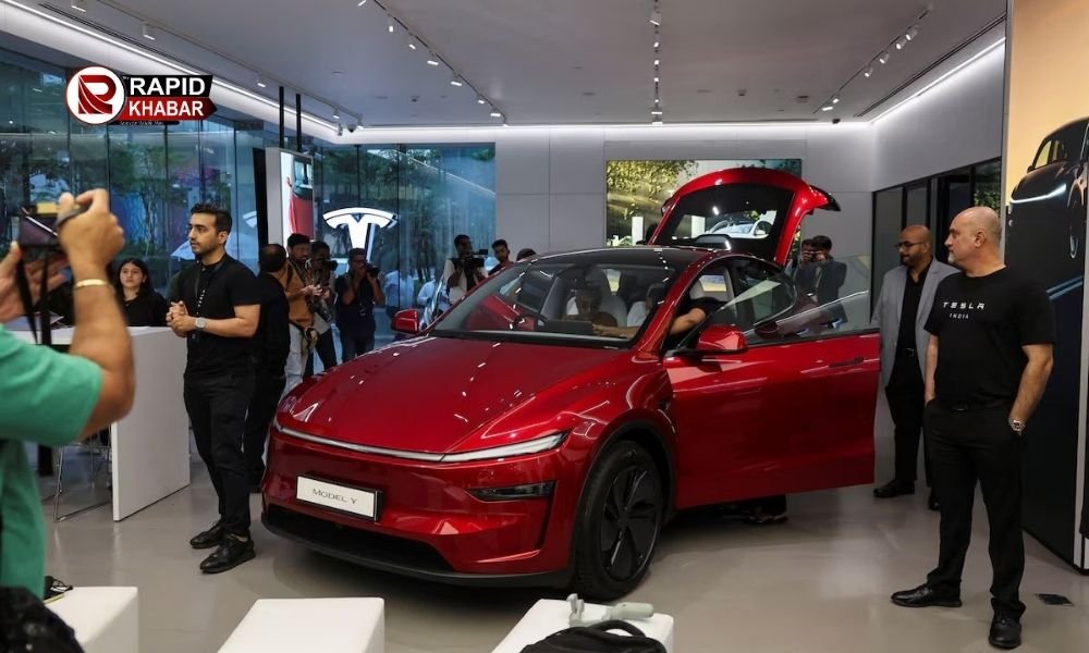 Tesla Model Y Launched In India: एलन मस्क की कंपनी की पहली इलेक्ट्रिक SUV Tesla Model Y भारत में लॉन्च, कीमत ₹59.89 लाख से शुरू