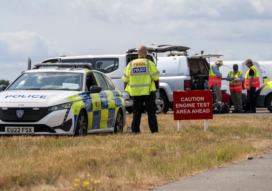London plane crash news